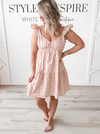 Sally Floral Tiered Mini Dress *FINAL SALE*