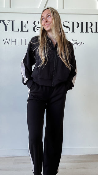 Sammie Scuba Contrast Stripe Joggers