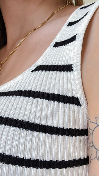 Bellamy Stripe Sweater Tank