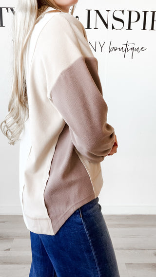 Katherine Color Block Top