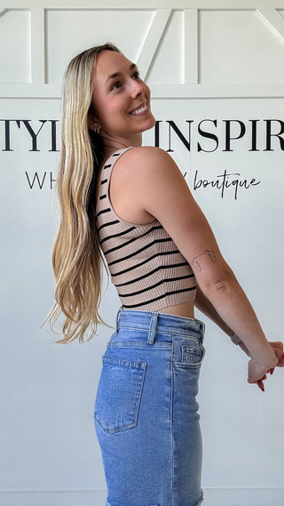 Bellamy Stripe Sweater Tank