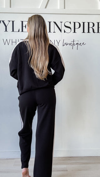 Sammie Scuba Contrast Stripe Joggers