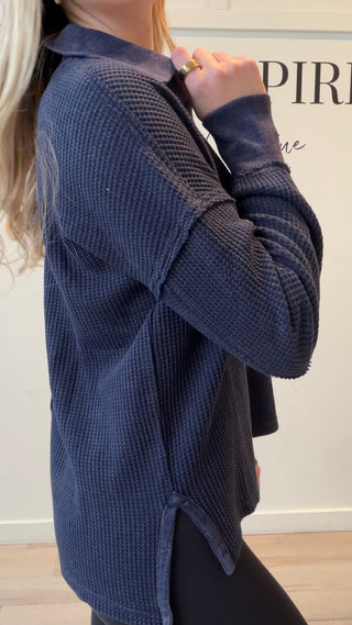 Sharon Washed Thermal Top