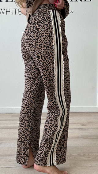Milly Leopard Print Pants