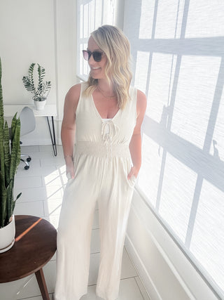 Lindsay Front Tie Jumpsuit