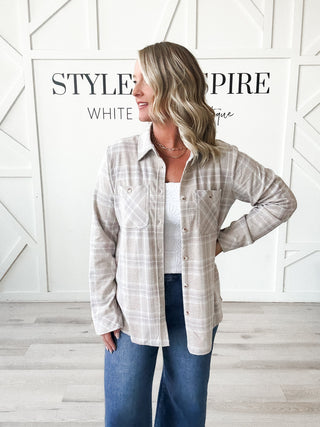 Maddy Brushed Plaid Shirt