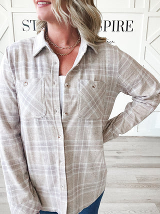 Maddy Brushed Plaid Shirt