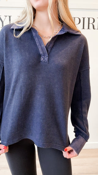 Sharon Washed Thermal Top