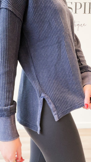 Sharon Washed Thermal Top