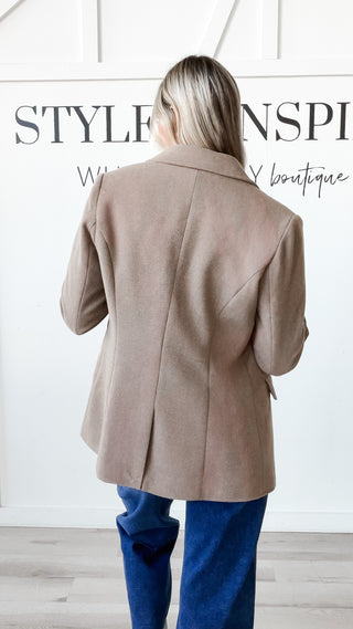 Darlene Rib Cuffed Blazer