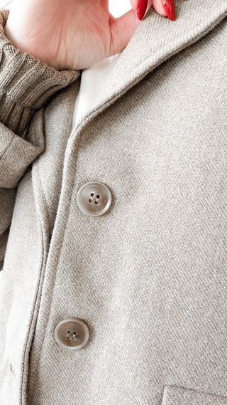 Darlene Rib Cuffed Blazer