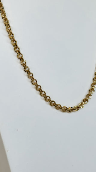 Round Open Link Necklace. *Final Sale*