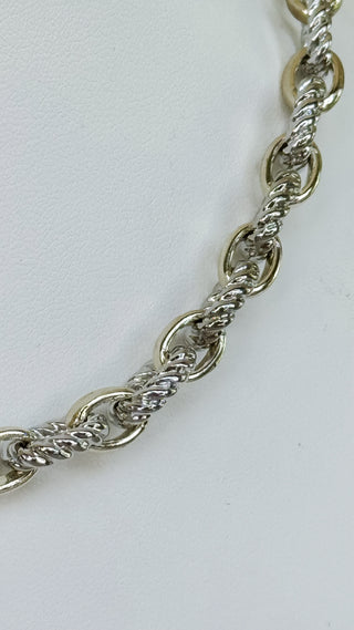 Twisted Silver and Polished Gold Mixed Chain *Final Sale*
