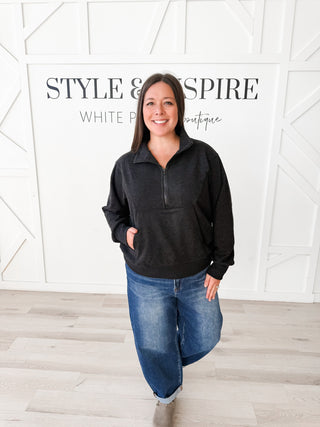 Peggy Half Zip Top