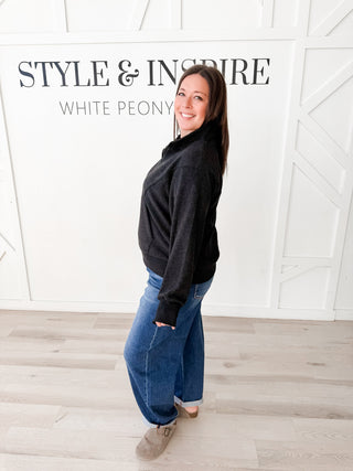 Peggy Half Zip Top