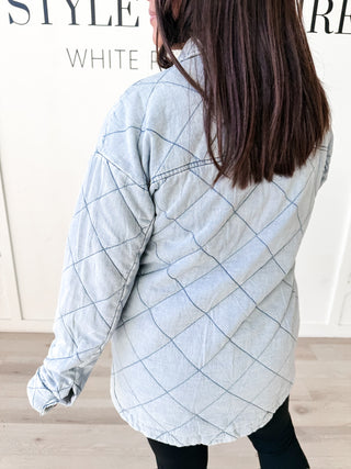 Savannah Quilted Tencel Shacket