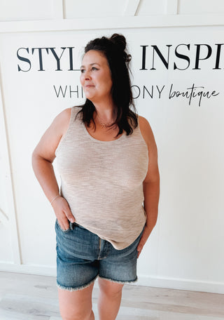 Jenny Hacci Slub Tank Top *FINAL SALE*
