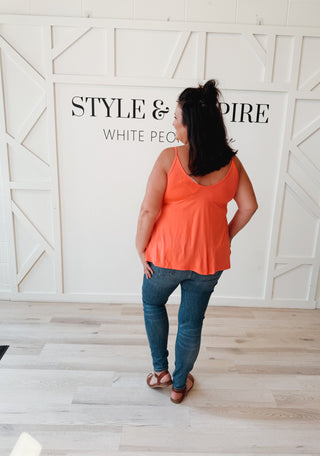 Rhonda Double V-Neck Loose Fit Cami *FINAL SALE*