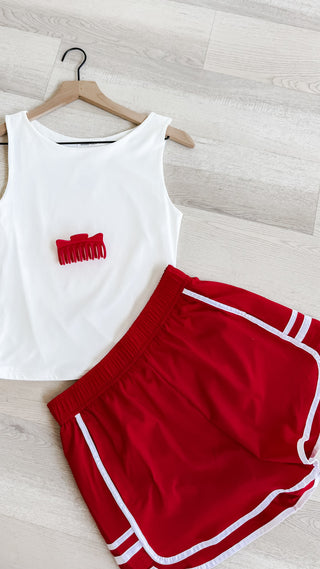 Carla Butter Tiger Shorts