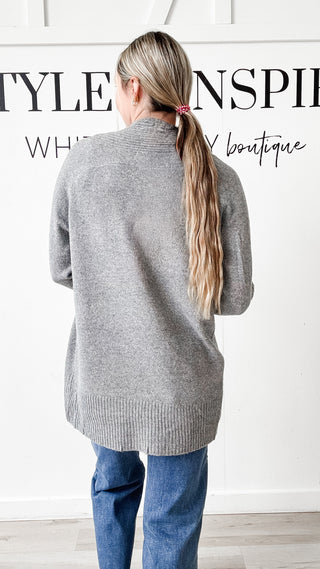 Bethany Ribbed Trim Cardigan