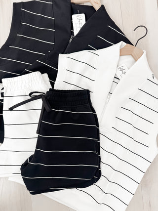 Lois Scuba Stripe Tulip Shorts