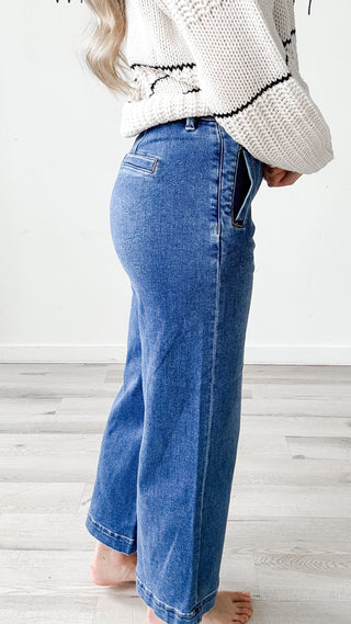 Risen TC Crop Wide Jeans