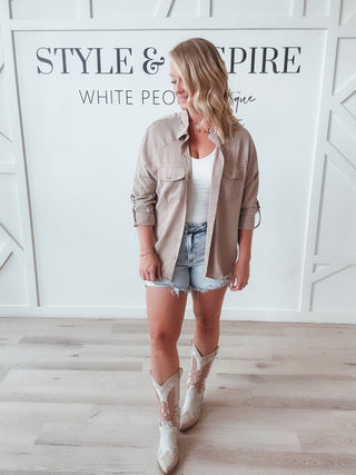 Sofia Oversized Tencel Shirt