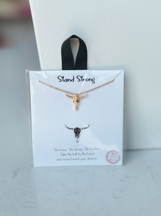 Long Horn Pendant. *Final Sale*