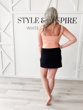 Julietta Double Layered Square Neck Tank