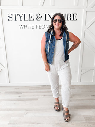 Timmie Hooded Jean Vest