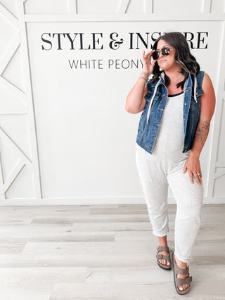 Timmie Hooded Jean Vest