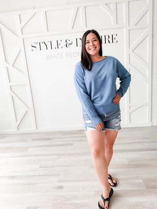 Monique Boat Neck Pullover Sweater