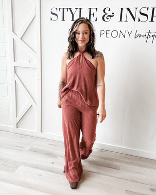 Madilynn Textured Palazzo Pants *FINAL SALE*