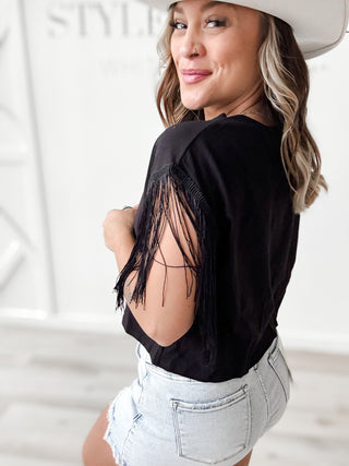 Fringed Cowgirl Graphic Tee