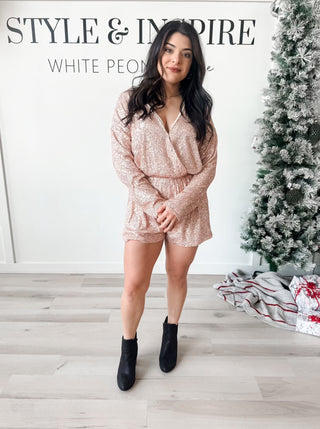 Marna Sequin Romper