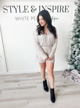 Marna Sequin Romper