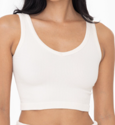 Colette Ribbed Seamless Cropped Tank Top *FINAL SALE*