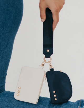 Dolly Dual Pouch Wristlet. *Final Sale*
