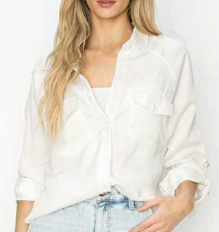 Sofia Oversized Tencel Shirt
