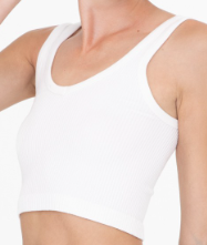 Colette Ribbed Seamless Cropped Tank Top *FINAL SALE*
