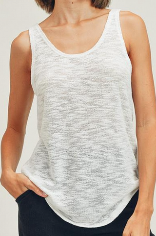 Jenny Hacci Slub Tank Top *FINAL SALE*