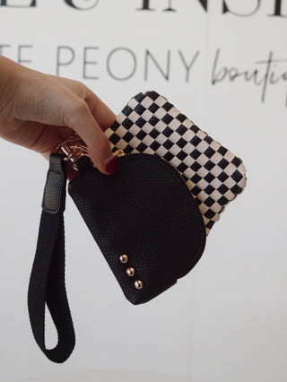 Wonderlust Dual Pouch Wristlet. *Final Sale*