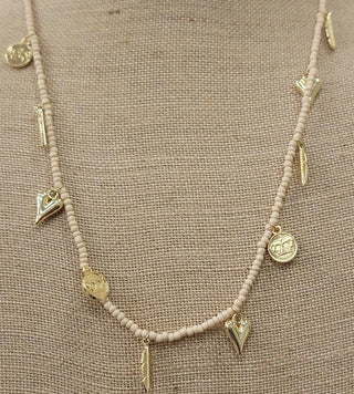 Charm Bead Necklace. *Final Sale*