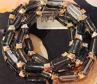 Faceted Bead Bracelet Set. *Final Sale*