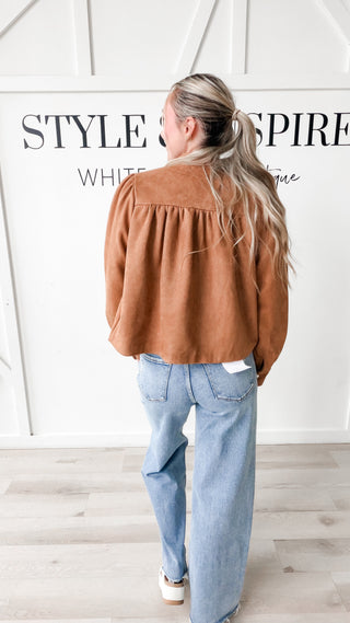 Tammy Vegan Suede Jacket