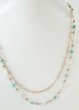 Layered Link Necklace. *Final Sale*