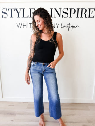 NikiBiki Reversible Scallop Edge Tank