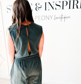 Rory Sleeveless Knit Jumpsuit