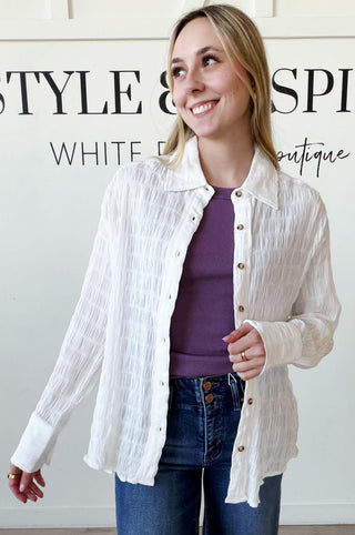 Rosie Textured Cotton Shirt