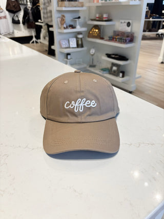Coffee Embroidered Baseball Cap